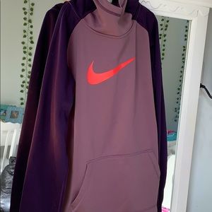 Cute dri-fit purple nike hoodie